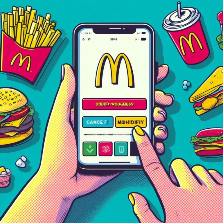how to cancel a mcdonalds mobile order